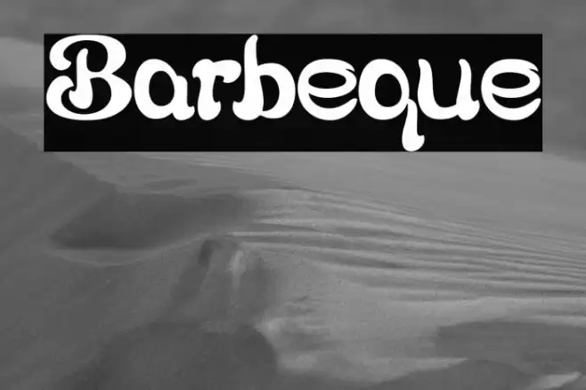 Barbeque Font examples