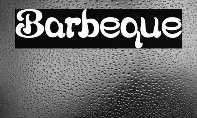 Barbeque Font examples