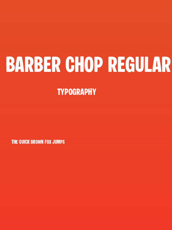 Barber Chop Regular Poster