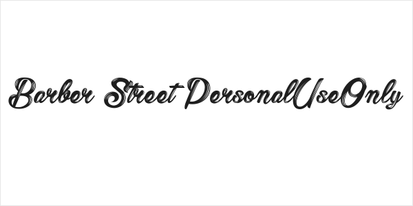 Barber Street_PersonalUseOnly Logo