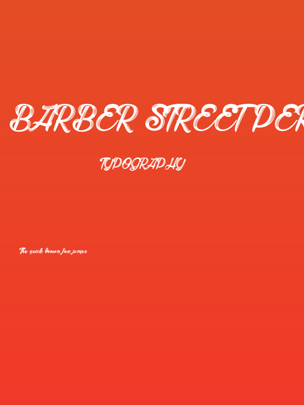 Barber Street_PersonalUseOnly Poster