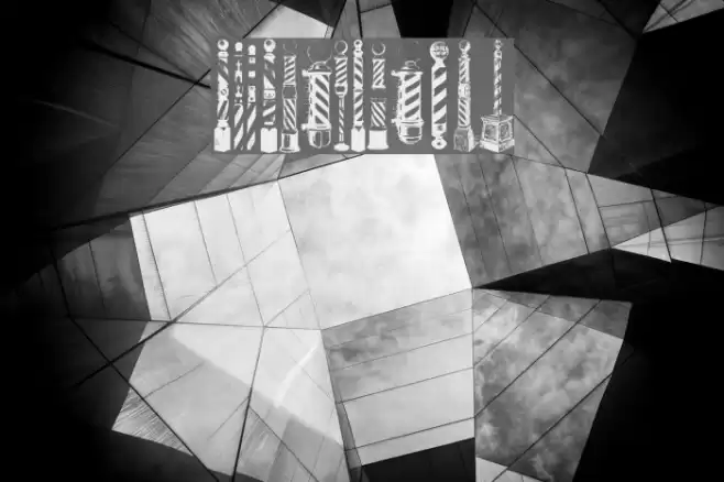 BarberPoles Font examples