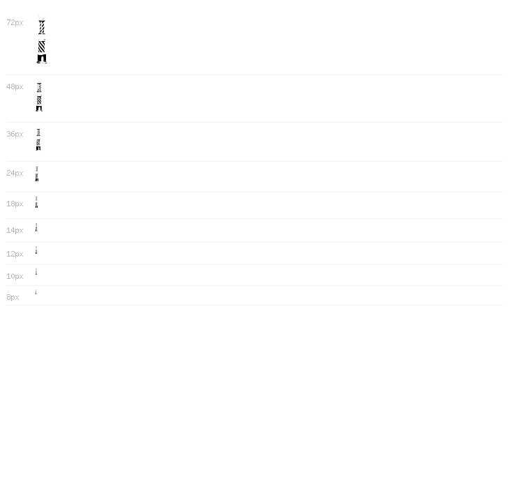 BarberPoles Waterfall