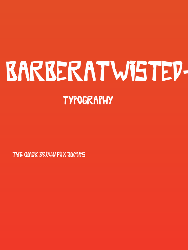 BarberaTwisted-Opaque Poster
