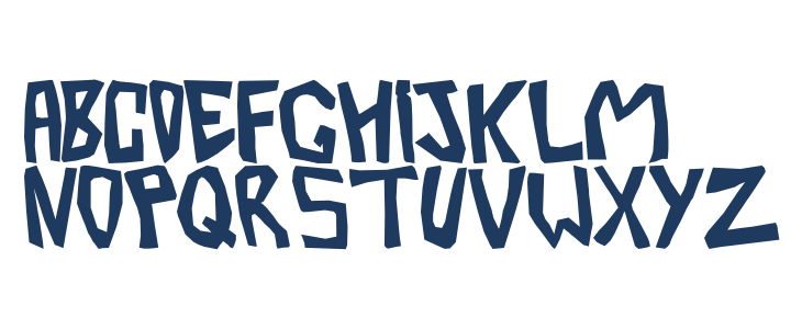 BarberaTwisted-Opaque Lowercase