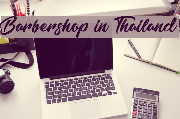 Barbershop in Thailand Example 3