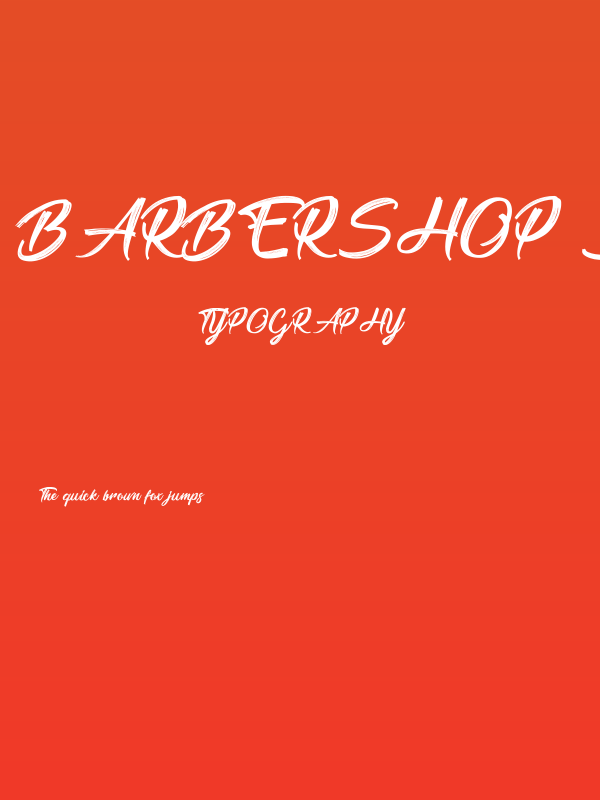 Barbershop in Thailand Poster