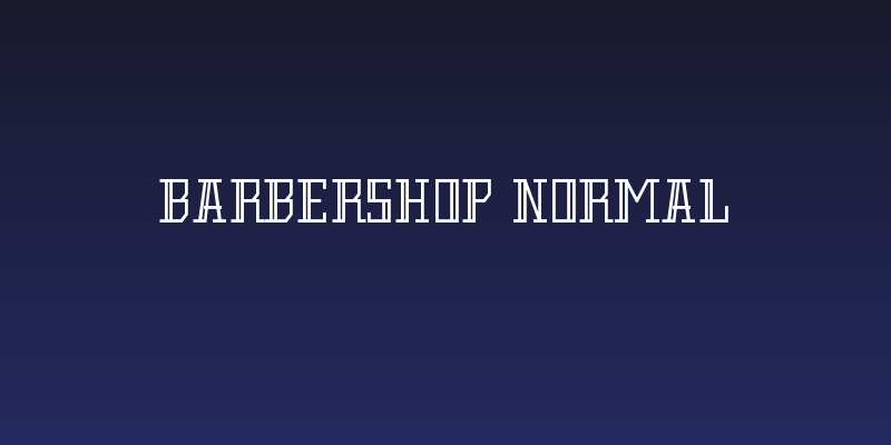 Barbershop normal Social Header