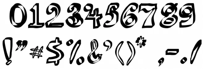 BarbibarianMarker-Regular Font OTHER CHARS