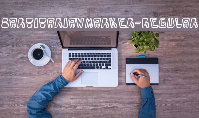 BarbibarianMarker-Regular Example 1