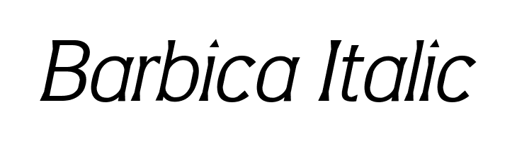 Barbica Italic  Fuentes Gratis Descargar