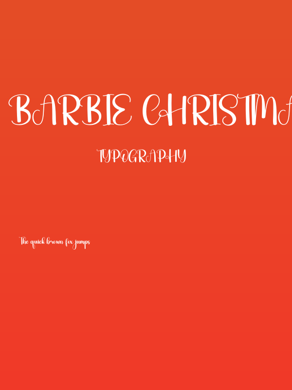 Barbie Christmas Poster