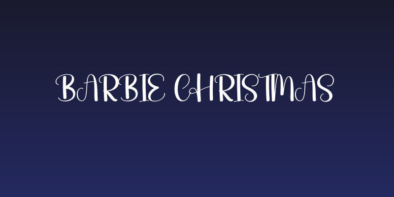 Barbie Christmas Social Header