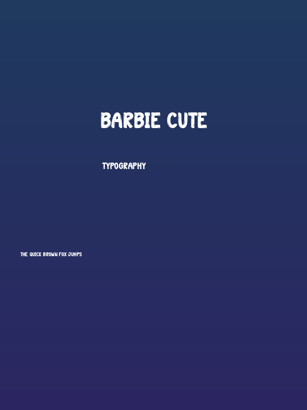 Barbie Cute Poster