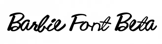 Barbie Font Beta  Descarca Fonturi Gratis