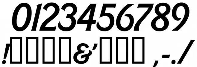 Barbie MediumItalic Font OTHER CHARS