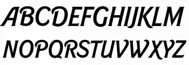 Barbie MediumItalic Шрифта ВЕРХНИЙ