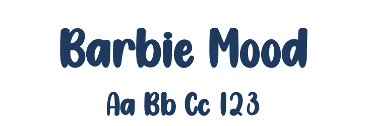 Barbie Mood Font Preview