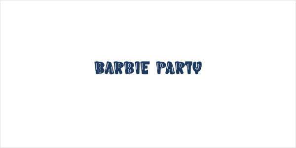 Barbie Party Logo