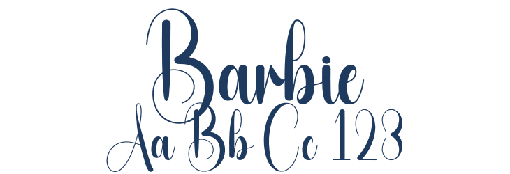 Barbie Font Preview