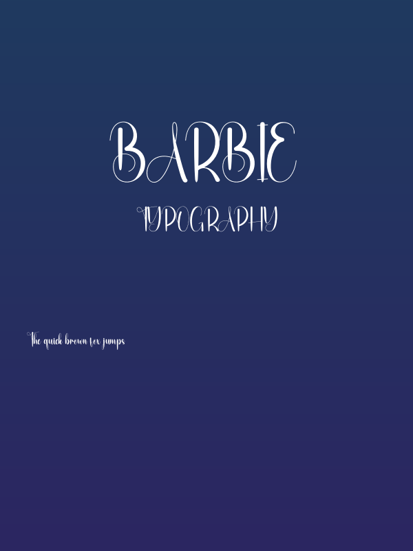 Barbie Poster