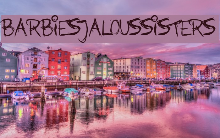 BarbiesJalousSisters Font examples