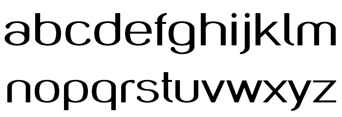 Barca Font LOWERCASE