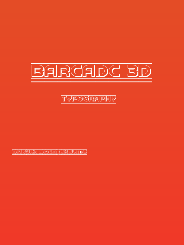 Barcade 3D Poster