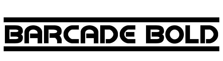Barcade Bold フォント