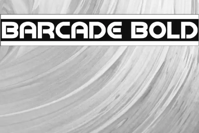 Barcade Bold Font examples
