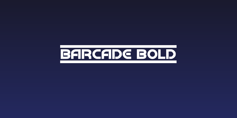Barcade Bold Social Header