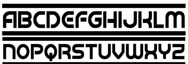 Barcade Condensed Fonte MAIÚSCULAS