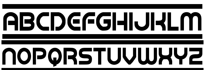 Barcade Condensed Font LOWERCASE