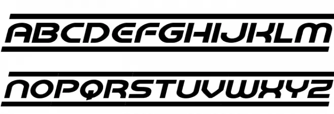 Barcade Expanded Italic Шрифта строчной