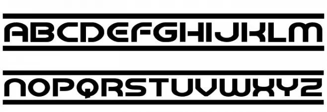 Barcade Expanded フォント 小文字
