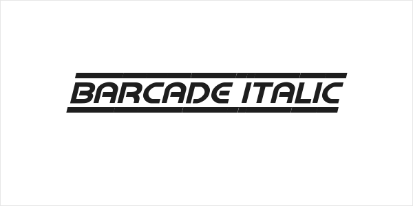 Barcade Italic Logo