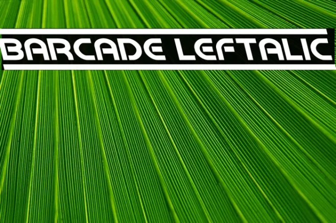 Barcade Leftalic Example 2