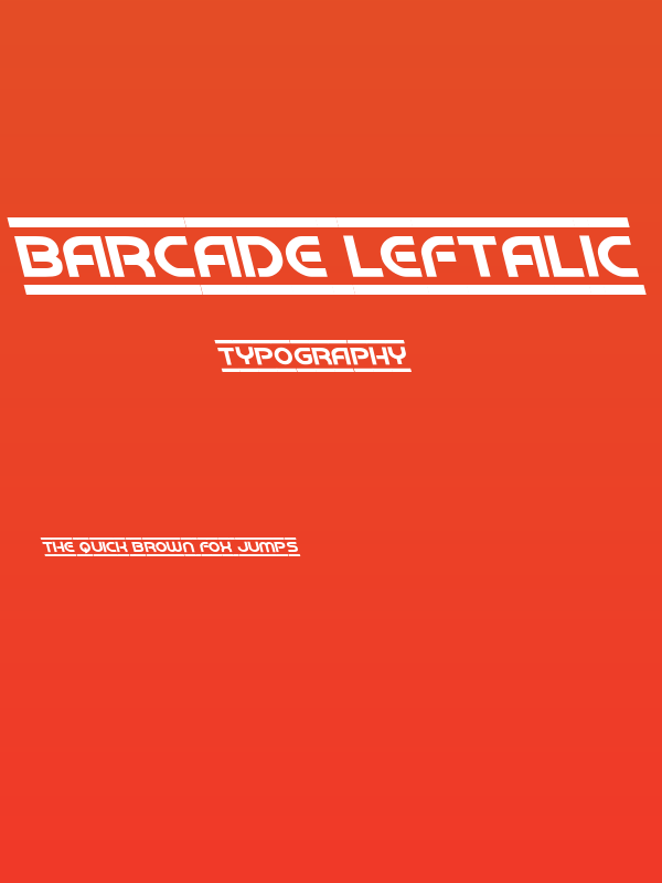 Barcade Leftalic Poster