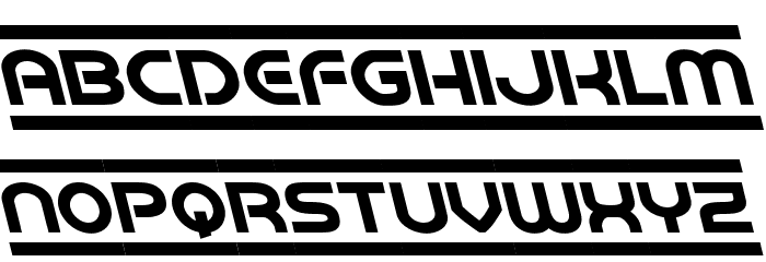 Barcade Leftalic Font LOWERCASE