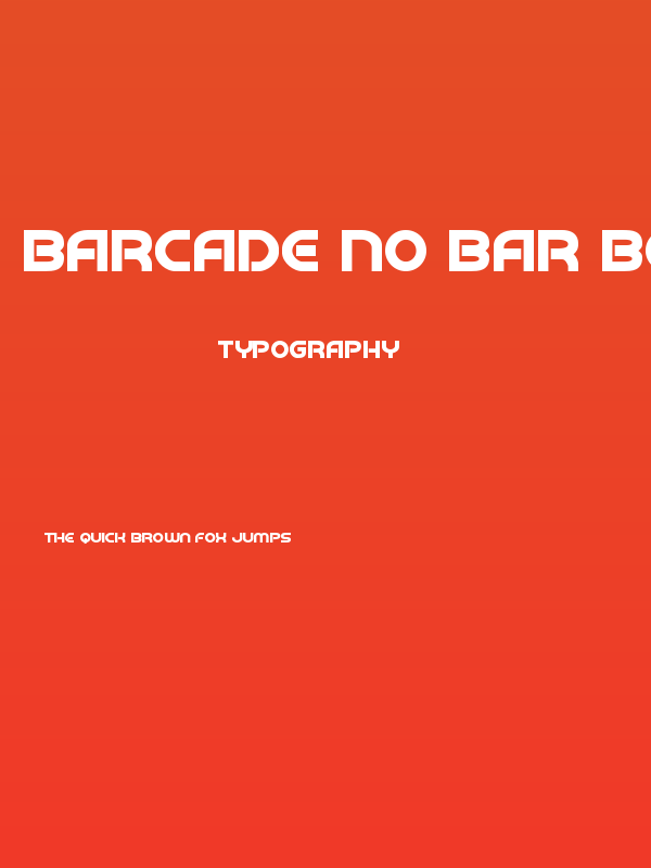 Barcade No Bar Bold Poster