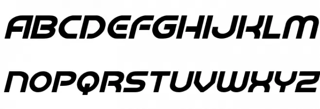 Barcade No Bar Italic Schriftart Groß