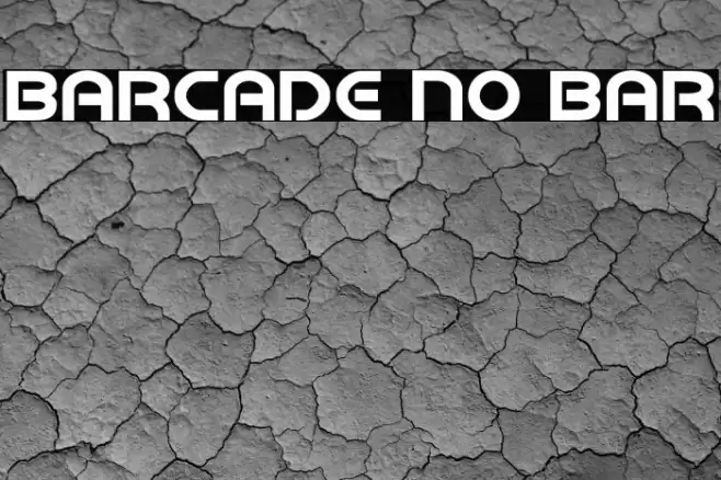 Barcade No Bar خط examples