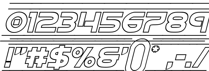 Barcade Outline Italic फ़ॉन्ट अन्य घर का काम