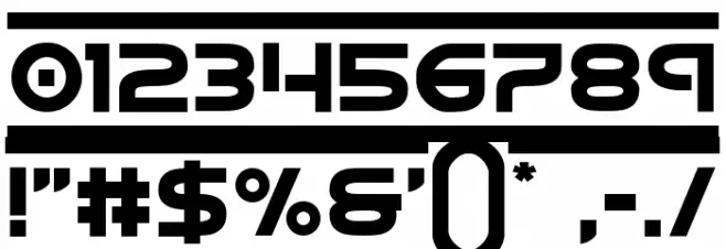 Barcade Font OTHER CHARS