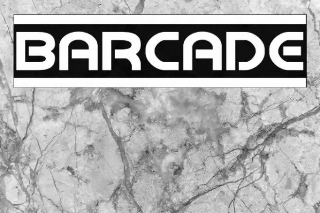 Barcade Font examples