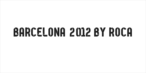 Barcelona 2012 by Roca Logo