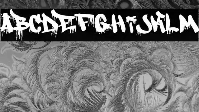 Barcelona Graffiti Bombing Font examples