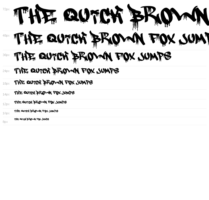 Barcelona Graffiti Bombing Waterfall