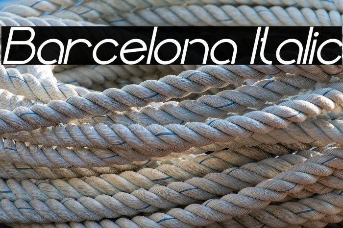 Barcelona Italic Example 1