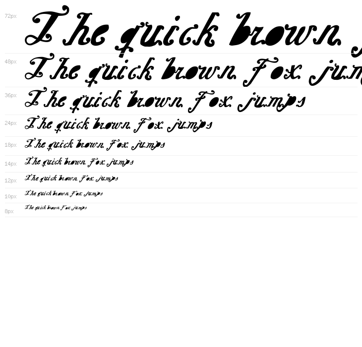 Barcelona Mon Amour Bold Italic Waterfall